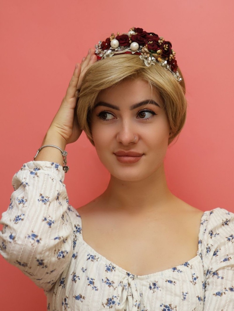 Damska peruka syntetyczna naturalny blond - Sylwia
