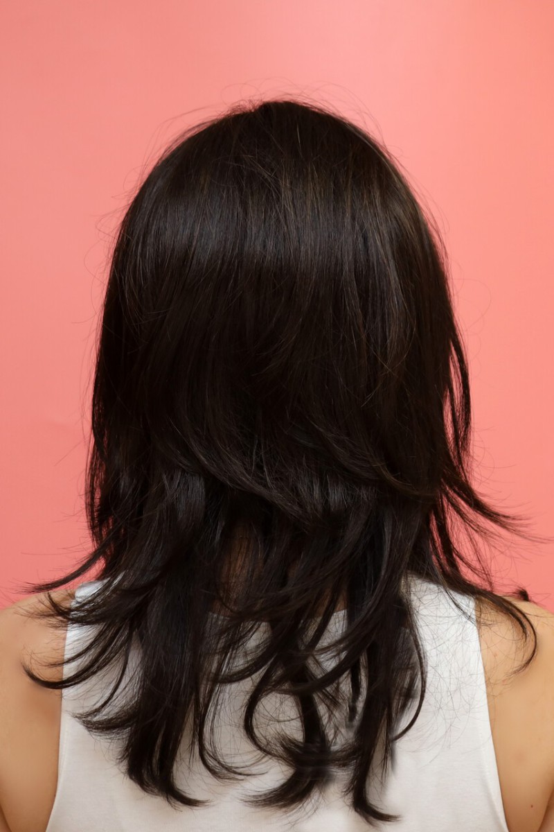 Темно-коричневий перука - синтетичний - інтернет-магазин Польща