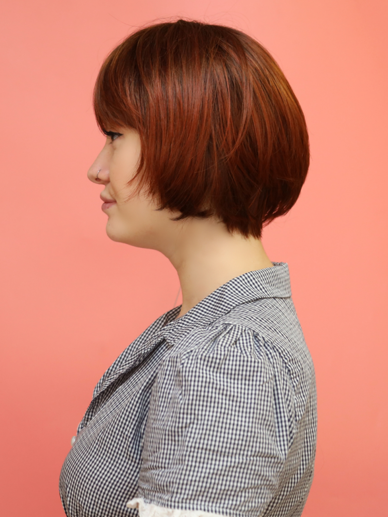Syntetyczna red peruka - Marcelina