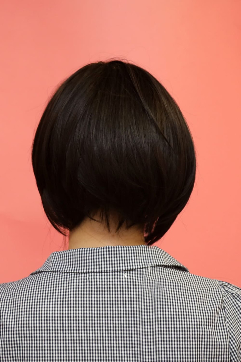 Synthetic wig - dark brown - Online Store