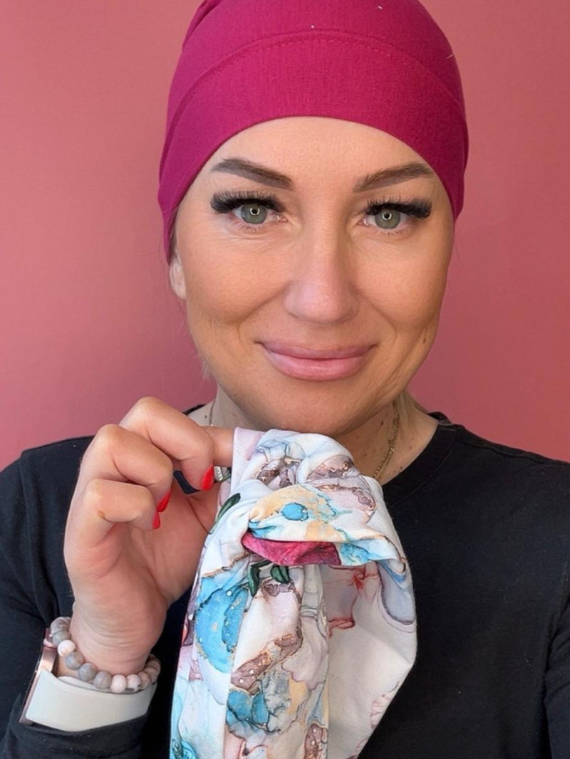 Bawełniany turban - z opaską - Sklep internetowy