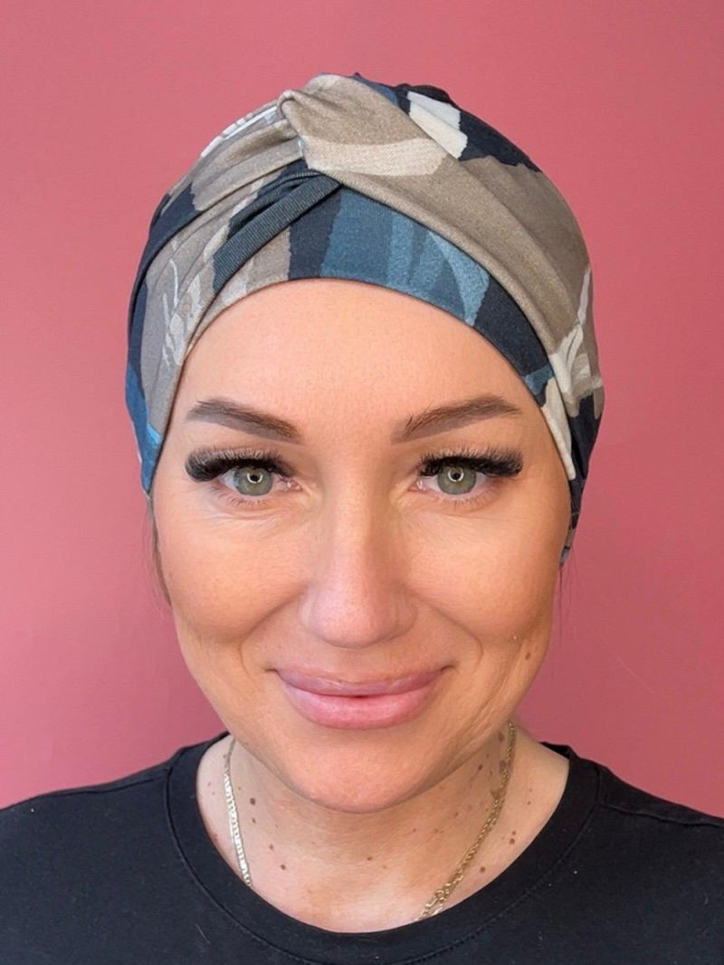 Turban Mia - Bronze - Nach der Chemotherapie