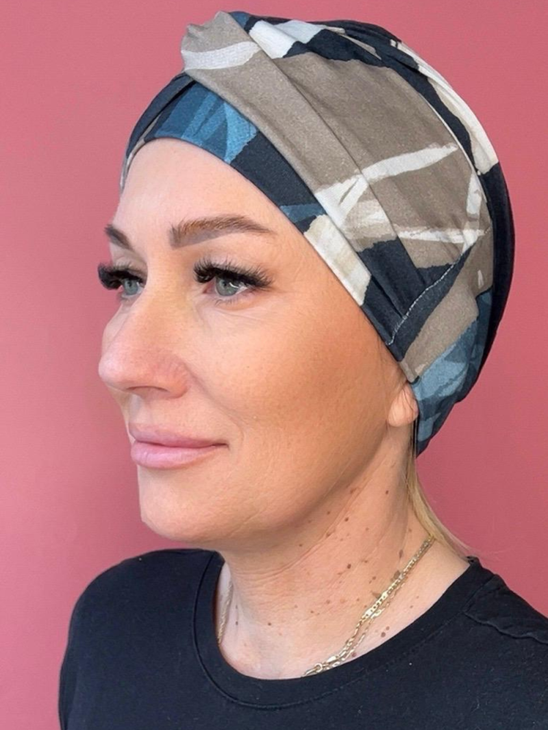 Turban Mia - Bronze - Nach der Chemotherapie