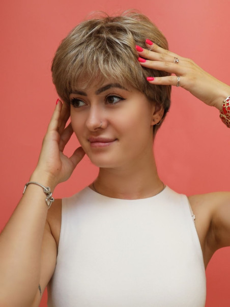 Peruka syntetyczna - blond - sklep internetowy