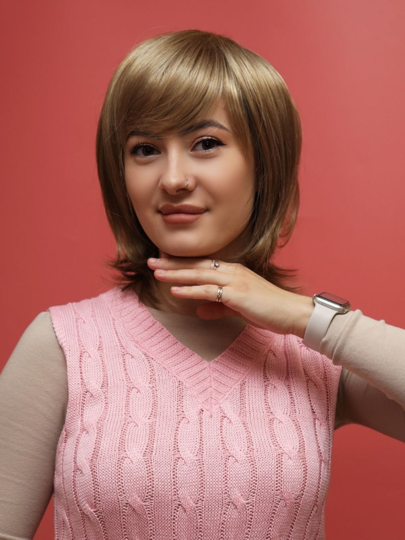 Peruka syntetyczna blond - Moli