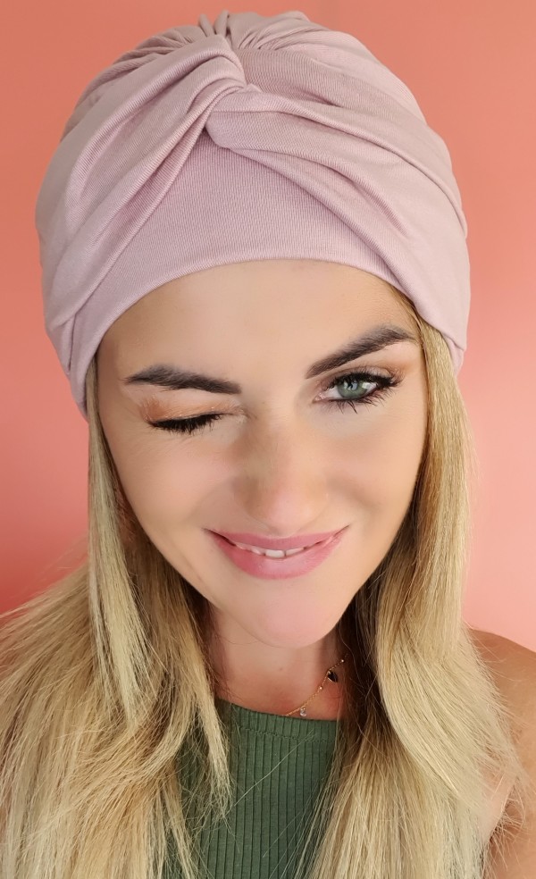 Laura's Pink Turban - After Chemotherapy - Online Store